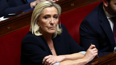 زعيمة حزب "التجمّع الوطني" مارين لوبان