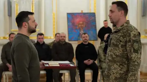 فولوديمير زيلينسكي وكيريلو بودانوف