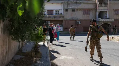 قوات الأمن السورية في السويداء