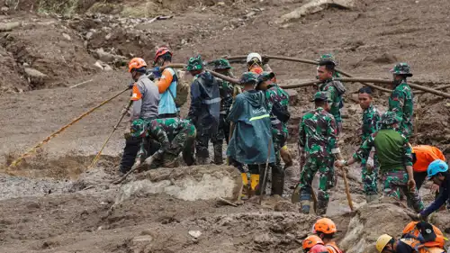 جانب من عمليات البحث 