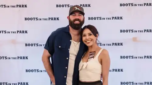 ملكة جمال الأمريكية أندريا أندرادي وزوجها كريس ويلسون