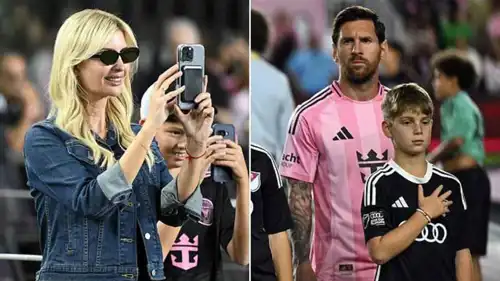 إيفانكا ترامب وميسي