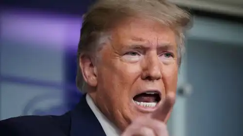 الرئيس الامريكي دونالد ترامب 