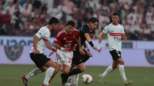 أحمد سيد زيزو في مباراة الأهلي والزمالك