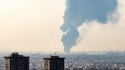 قصف إسرائيلي على إيران