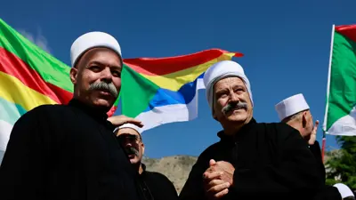 من لقاء الدروز السوريين والإسرائيليين في الجولان