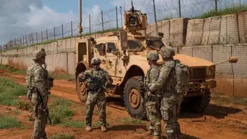 جنود من الجيش الأمريكي في أفريقيا
