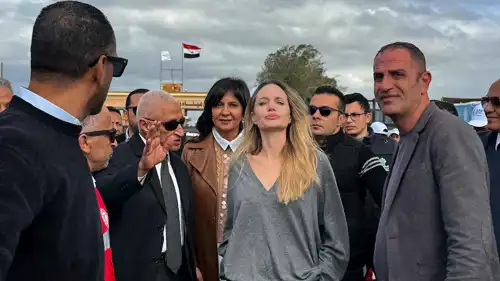 أنجلينا جولي في رفح