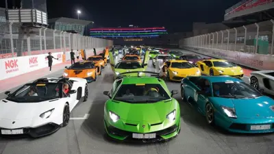 قافلة لامبورغيني