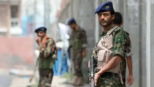 الشرطة اليمنية في تعز- أرشيفية