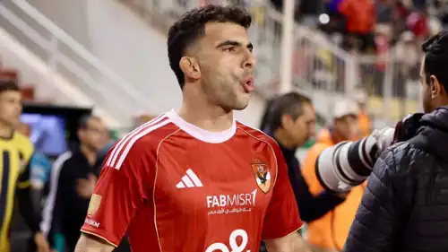 زيزو من مباراة الأهلي والمقاولون العرب