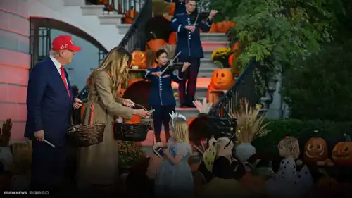 نسخ مصغرة من ترامب وميلانيا.. كيف احتفل البيت الأبيض بـ"الهالوين"؟