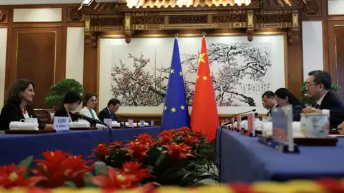 اجتماع أوروبي صيني