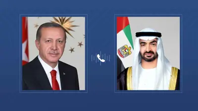 رئيس الإمارات ونظيره التركي