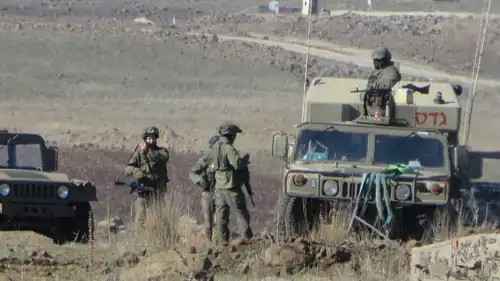 قوات من الجيش الإسرائيلي داخل الأراضي السورية