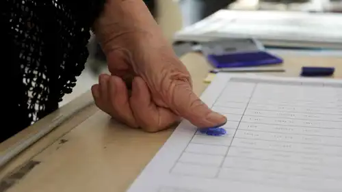 جانب من العملية الانتخابية في العراق