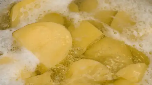 البطاطا المسلوقة 