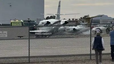 اصطدام طائرتين في مطار سكوتسديل الأمريكي