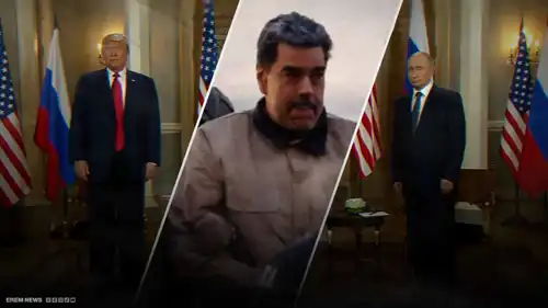 بوتين وترامب ومادورو