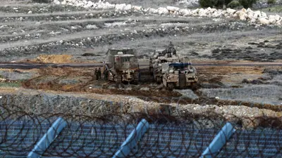 آليات عسكرية إسرائيلية في سوريا