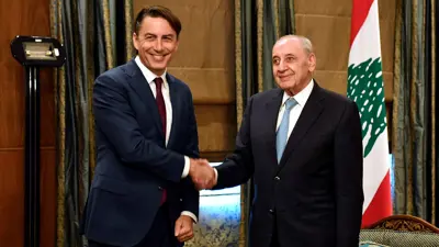 نبيه يري يستقبل هوكشتاين