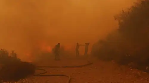 حرائق سوريا