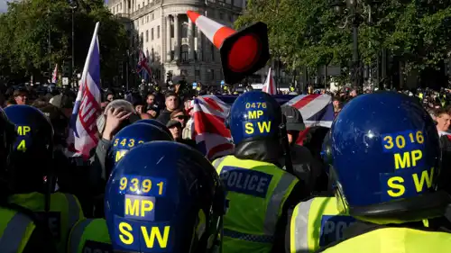 جانب من المظاهرات