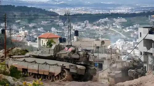 دبابات إسرائيلية على أراضي الضفة الغربية