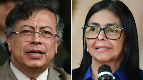 ديلسي رودريغيز وغوستافو بيترو