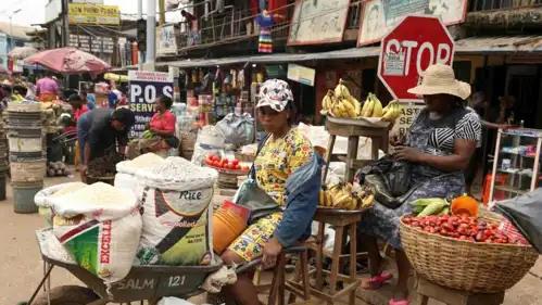 سوق تجاري في نيجيريا