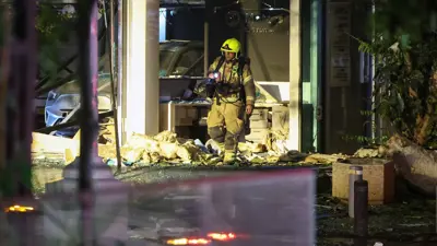 من موقع الاستهداف الأخير في تل أبيب