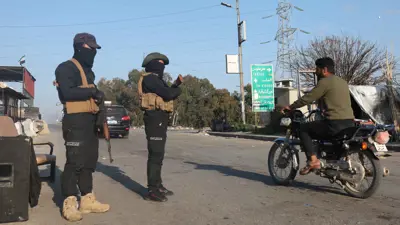 نقطة تفتيش للأمن في جبلة ـ أرشيف