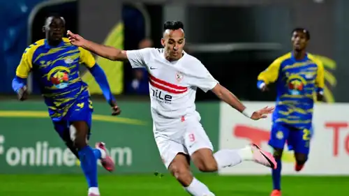 ناصر منسي في مباراة الزمالك وأوتوهو