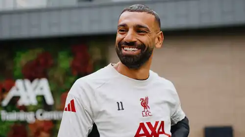 محمد صلاح في تدريبات ليفربول