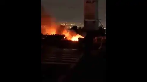 أحد مواقع الغارات الإسرائيلية على طهران