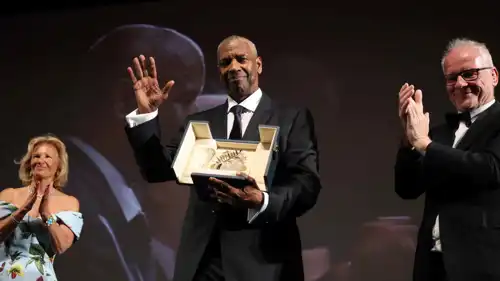 دينزل واشنطن ينال جائزة مهرجان كان 