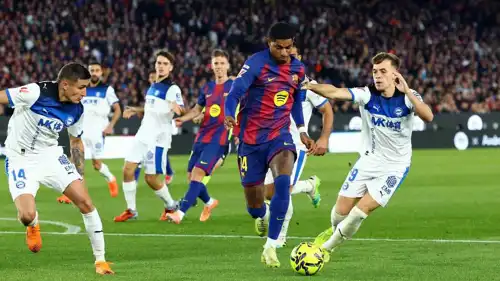 مباراة برشلونة وديبورتيفو ألافيس في الدوري الإسباني