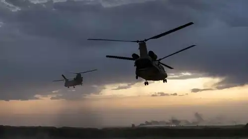 مروحيات التحالف الدولي