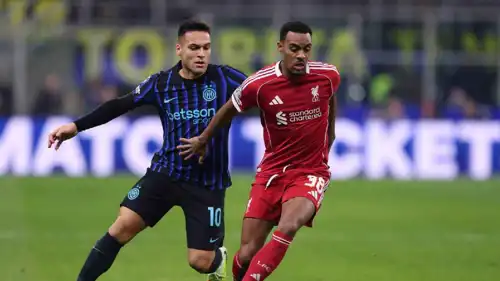 مباراة ليفربول وإنتر ميلان في دوري أبطال أوروبا