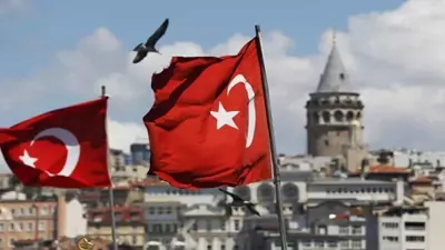 العلم التركي