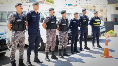 عناصر من الدرك الأردني