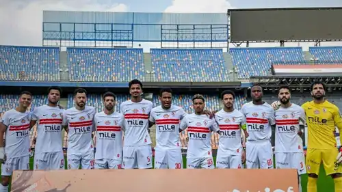 لاعبو الزمالك قبل مواجهة إنبي