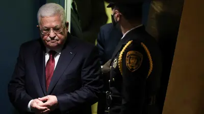 رئيس السلطة الفلسطينية محمود عباس