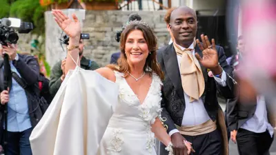 لقطة من حفل الزفاف