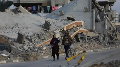 من آثار الحرب في غزة