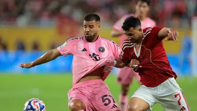 تريزيغيه في مباراة الأهلي المصري وإنتر ميامي