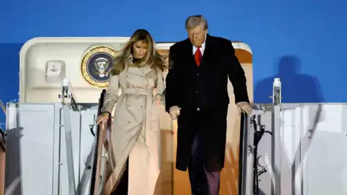 دونالد ترامب وزوجته ميلانيا