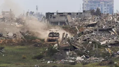 مشهد من غزة