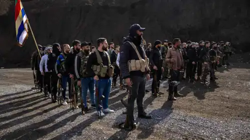 مقاتلون دروز 