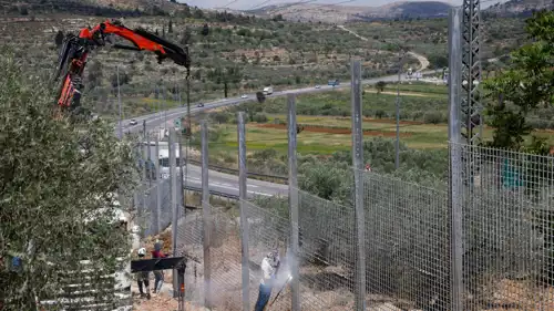 السياج الإسرائيلي في الضفة الغربية